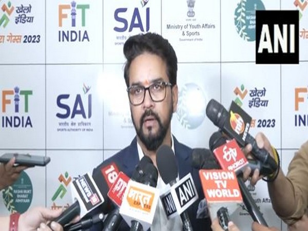 Union Sports Minister Anurag Thakur. (Photo- ANI)