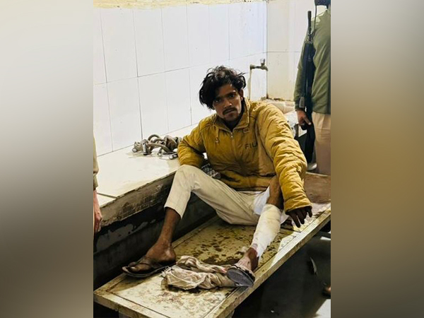 UP STF arrests Shahoon gang's active member Rahul Meo  after encounter (Photo/ANI)