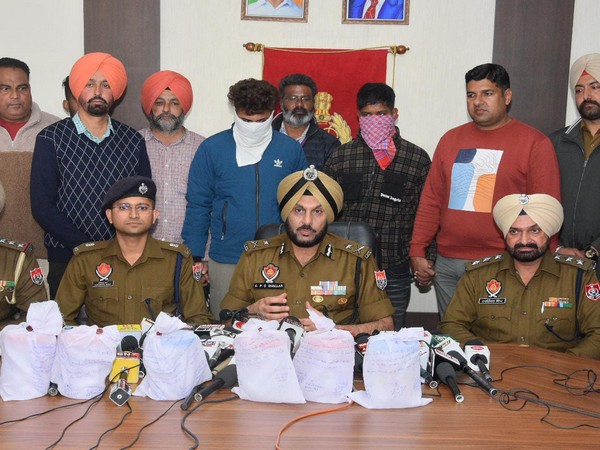 Punjab Police busts drug smuggling racket (Image/ANI)