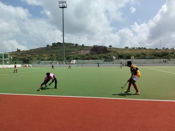 Players in action during Hockey India Junior Academy Championship 2023 (Image: HI)