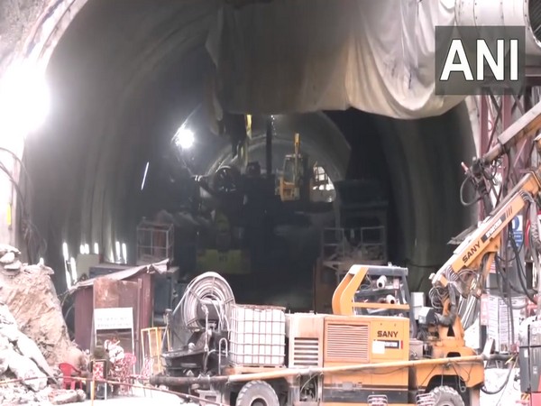 Visuals of ongoing rescue operations in Uttarkashi, Uttarakhand. (Photo/ANI)