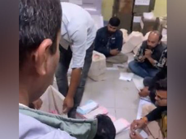 Screengrab from video posted by Madhya Pradesh Congress (Photo credit/ MP Congress 'X' handle)