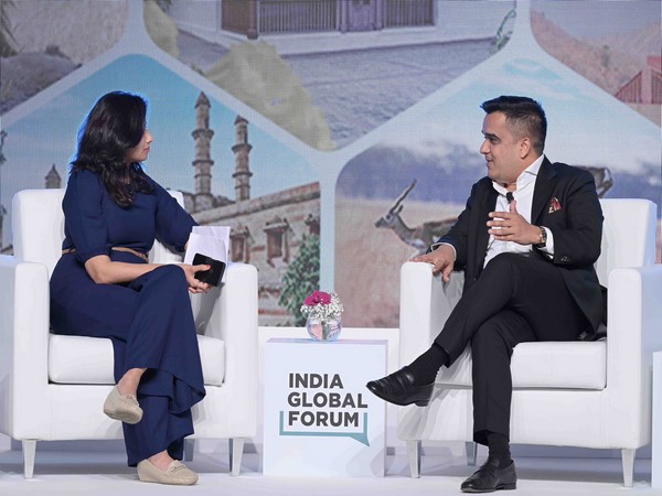 Gujarat Home Minister Harsh Sanghvi at India Global Forum Middle East and Africa in Dubai (Photo: X @sanghaviharsh)