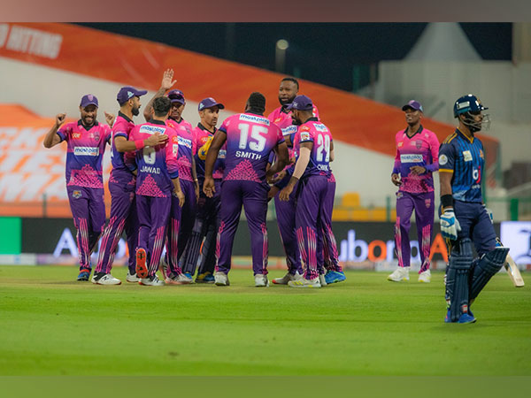 New York Strikers celebrating a wicket. (Photo- Abu Dhabi T10)