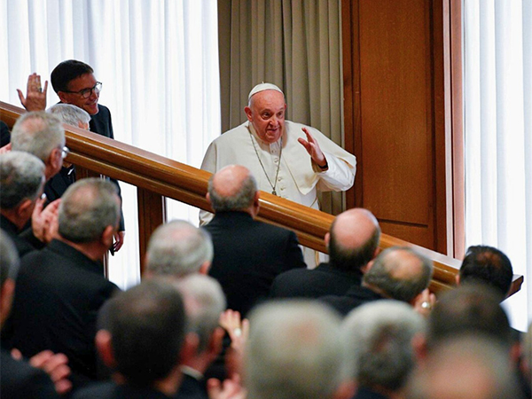 Pope Francis attends Catholic Bishops' Conference of Spain (Photo Credit: X @VaticanNews)