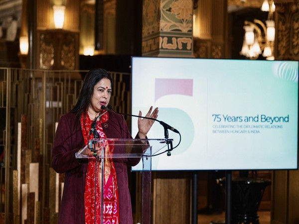 Union MoS Meenakashi Lekhi addressing conference in Budapest (Photo: X @M_Lekhi)