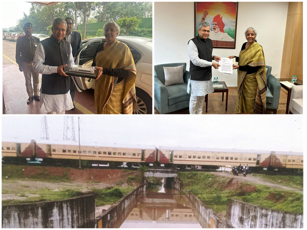 Nirmal Sitharaman meets Ashwini Vaishnaw, demands flyover at a Tamil Nadu railway crossing (Images: X/@nsitharamanoffc)