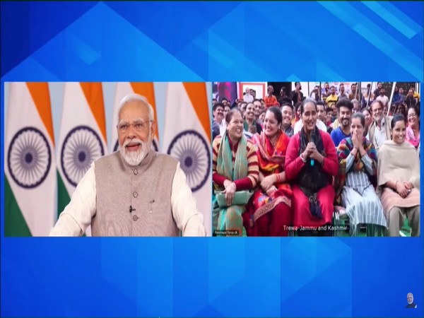 Prime Minister Narenda Modi during interation with beneficiaries. (Photo/Narendra Modi Youtube grab)