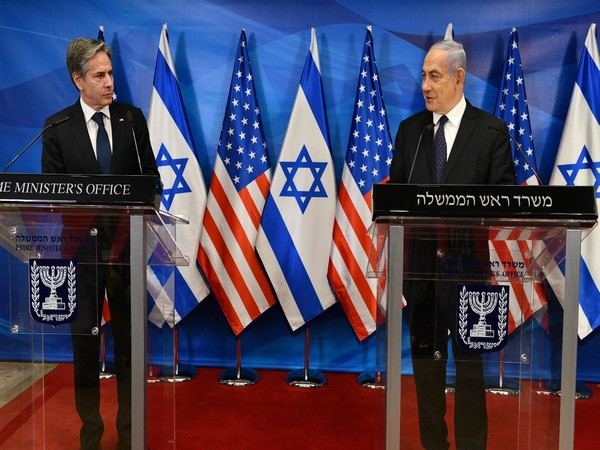 US Secretary of State Antony Blinken (left) and Israeli PM Benjamin Netanyahu (File Photo)