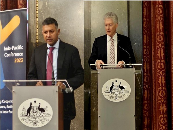 Indian High Commissioner to UK, Vikram Doraiswami, and Australian High Commissioner to UK, Stephen Smith