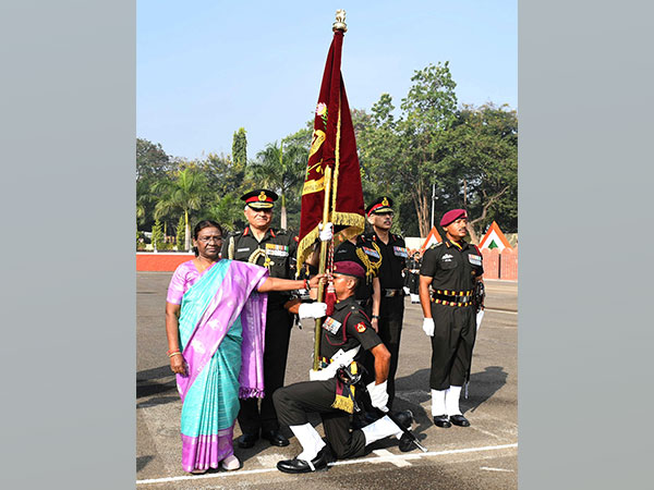 President Droupadi Murmu confers President's colour to AFMC (Photo/X @rashtrapatibhvn)