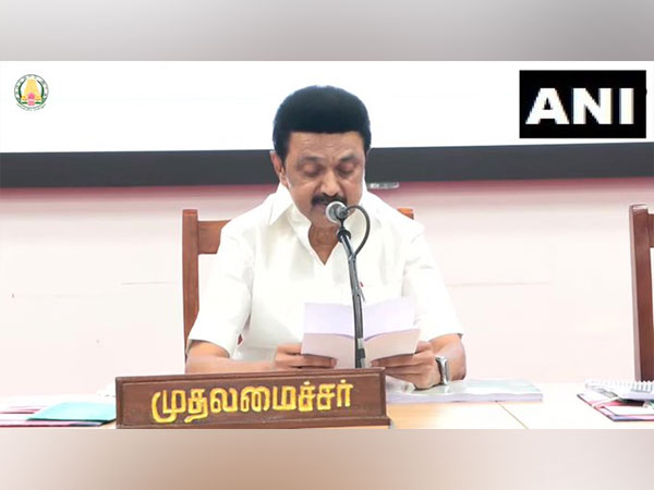 Tamil Nadu Chief Minister MK Stalin. (Photo/ANI)