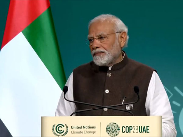 Prime Minister Narendra Modi addresses the COP28 Summit in Dubai, UAE. (Photo: ANI)