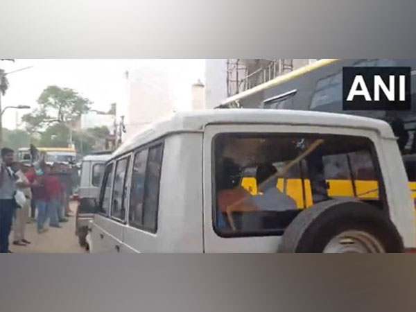 Officials leave ED office in Madurai after over 13 hours of searches (Photo/ANI)