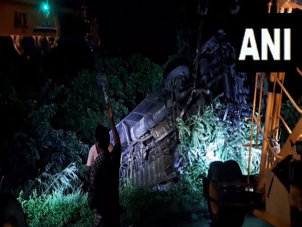 Bus accident near Chengalpattu district in Tamil Nadu (Image/ANI)