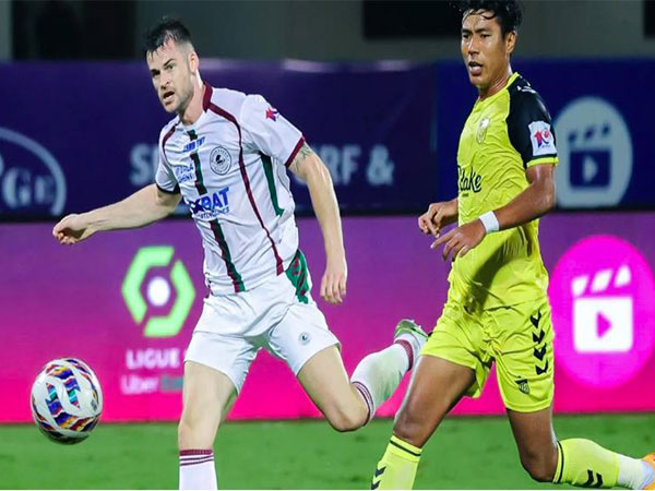 Mohun Bagan and Hyderabad in action. (Photo- ISL)