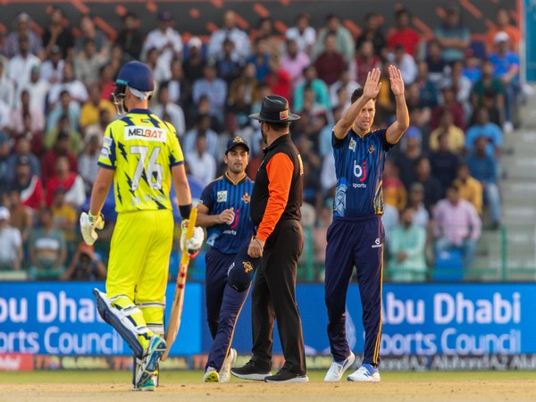 Trent Boult of Deccan Gladiators celebrating a wicket. (Photo- Abu Dhabi T10)