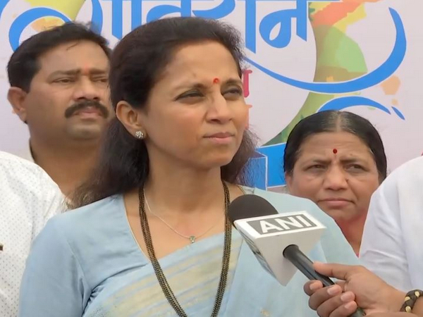 Nationalist Congress Party (NCP) MP Supriya Sule (Photo/ANI)
