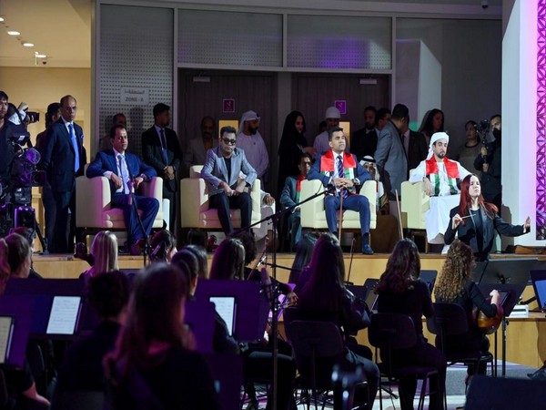 AR Rahman at Abu Dhabi event. 