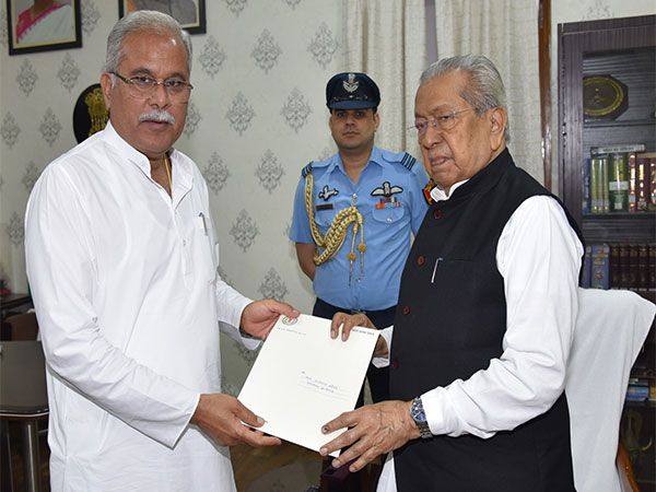 CM Bhupesh Baghel submits resignation to the Governor (Photo/ANI)