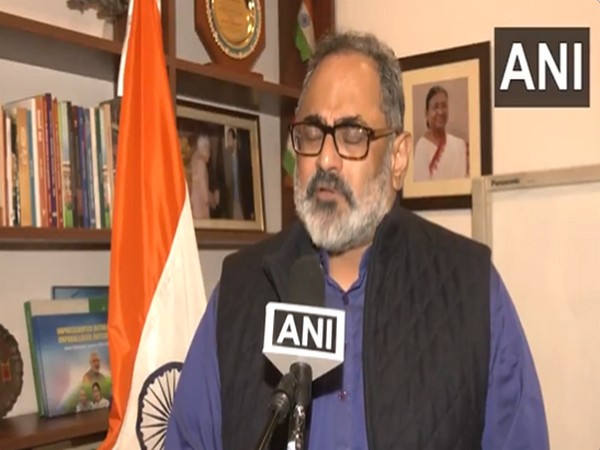 Union Minister Rajeev Chandrasekhar (Photo/ANI)