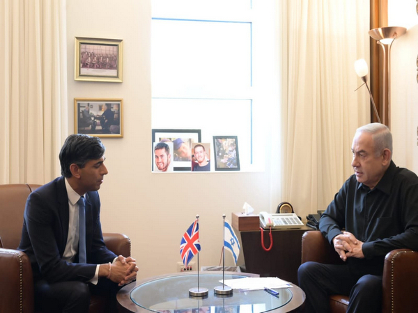 Isreali PM Benjamin Netanyahu with UK PM Rishi Sunak (Photo/Office of Prime Minister of Israel)