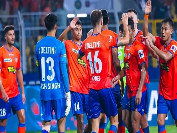 FC Goa celebrating a goal. (Photo- ISL)