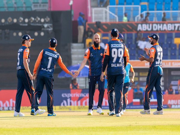 Team Morrisville Samp Army after beating Delhi Bulls during Abu Dhabi T10 (Image: Abu Dhabi T10)