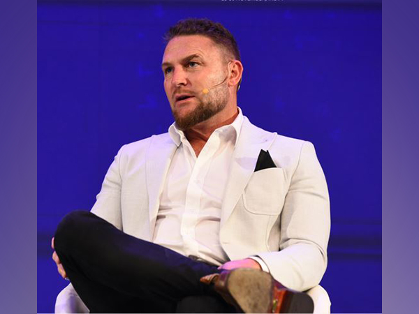 Brendon McCullum at the summit in Bengaluru. (Photo- RCB)