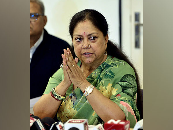 BJP leader Vasundhara Raje (File photo/ANI)