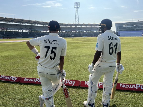 Daryl Mitchell and Ish Sodhi (Photo: Blackcaps/ X)