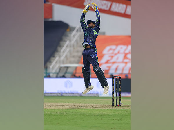 Chennai Braves' wicket-keeper Vriitya Aravind (Image: Abu Dhabi T10)