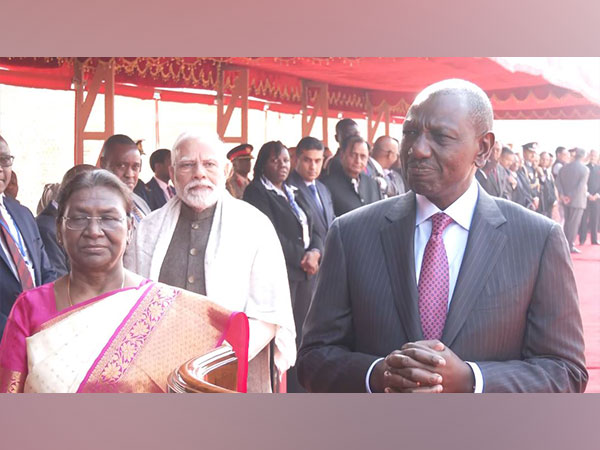 President Droupadi Murmu, Kenyan President William Ruto (Photo/ANI)