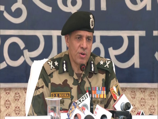DK Boora, IG BSF, Jammu Frontier (Photo/ANI)