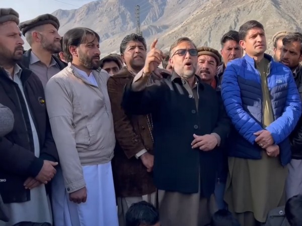 Transporters hold protest in Gilgit-Baltistan (Photo/ANI)