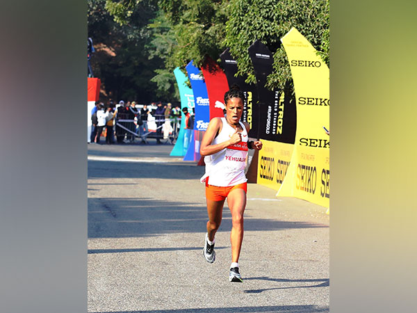 10K world record holder Ethiopian Yalemzerf Yehualaw (Image: Kolkata 25K)