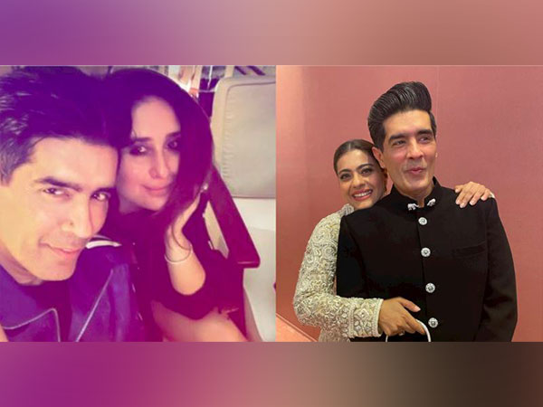  Kareena Kapoor, Manish Malhotra,  Kajol (Image Source: Instagram)