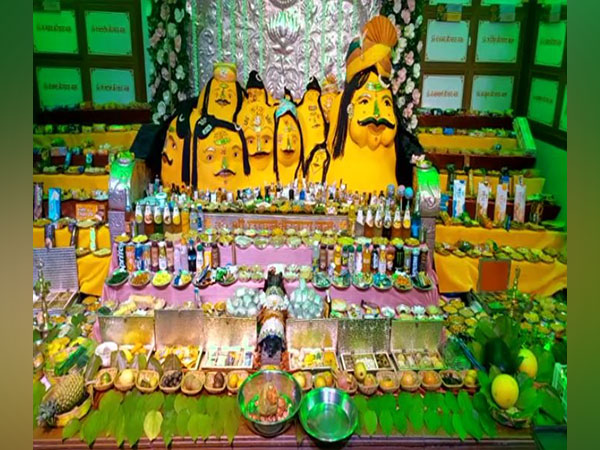 Around 1351 types of Bhog, including liquor, cigarettes offered to Lord Bhairavnath (Photo/ANI)