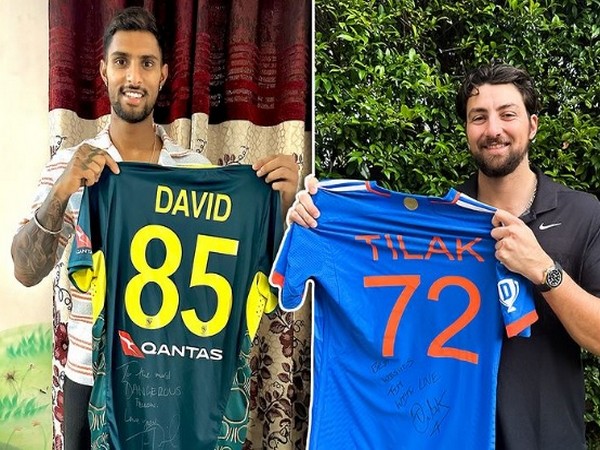 Tilak Varma and Tim David. (Picture: Tilak Varma/Instagram)