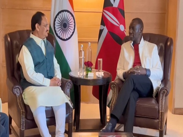 BJP National President meets Kenyan President in New Delhi (Photo/ANI)
