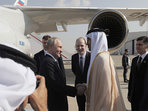 Russian President Putin arrives in UAE on Wednesday (Photo Credits: Reuters) 