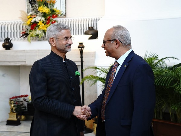 External Affairs Minister S Jaishankar and his Suriname counterpart Albert Ramdin (Photo Credits: X/@DrSJaishankar)