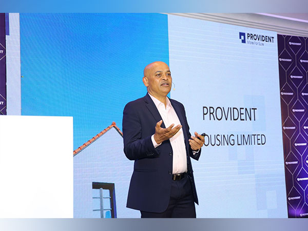 Mallanna Sasalu, CEO, Provident Housing Ltd addressing the media in Bengaluru