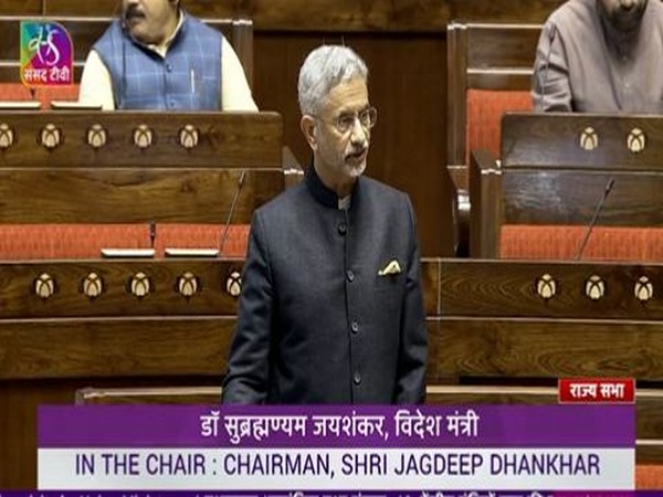 EAM S Jaishankar in Rajya Sabha (Photo credit/ Sansad TV)