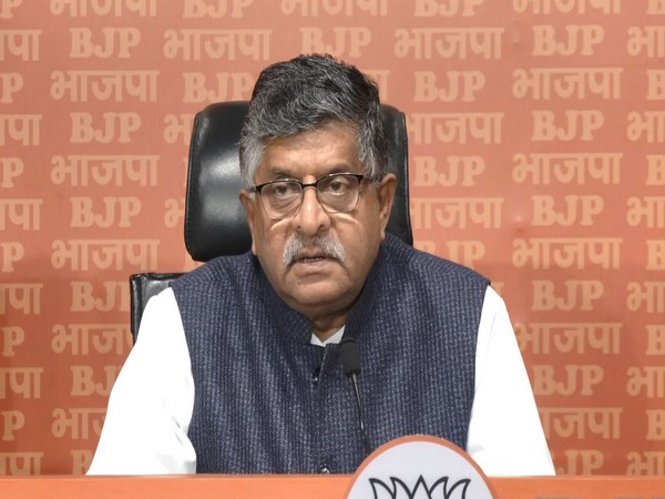 BJP MP Ravi Shankar Prasad (Photo/ANI)