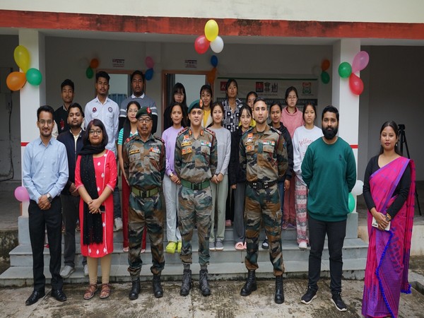 Assam Rifles inaugurates Sentinel Centre of Educational Excellence, Skilling and Awareness in Tripura (Photo/ANI)