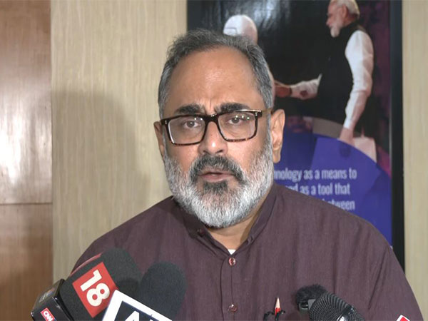 Minister of State for Electronics and Technology Rajeev Chandrasekhar (File Photo/ANI)