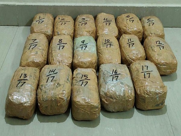 8.94 kilograms of heroin recovered in Dimapur (Photo/ANI) 