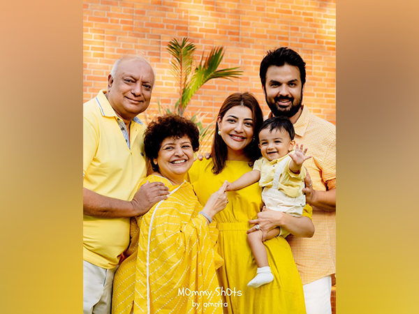Kajal Aggarwal with family (Image Source: Instagram)