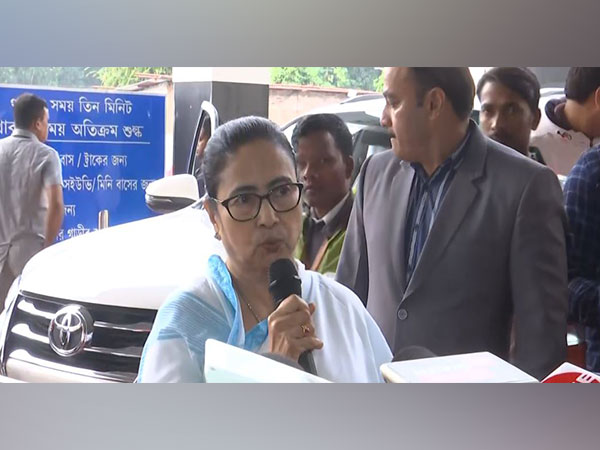 West Bengal Chief Minister Mamata Banerjee at Bagdogra airport (Photo/ANI)